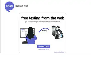 Cómo Recibir SMS Online En Tu PC: Mejores Aplicaciones 9 2. Pinger Textfree Web