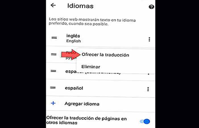 Cómo Activar El Traductor Google Chrome En Android 13 Traductor Google Chrome en Android