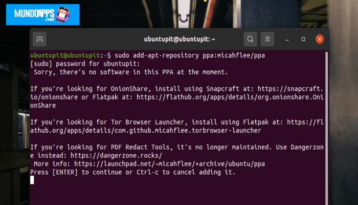 Cómo Instalar Y Configurar El Navegador Tor En Distribuciones Linux 49 Instalar el navegador Tor a través de PPA